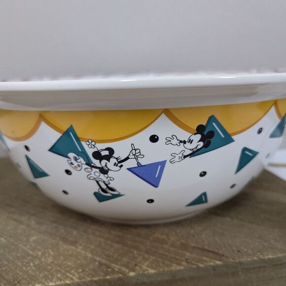 Disney Pfaltzgraff Mickey Mouse Large Serving Bowl 12.5" Vintage - Picture 8 of 8